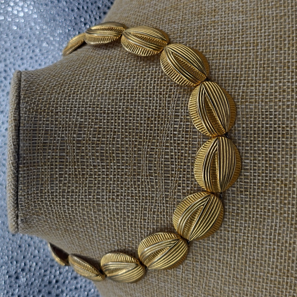 Vintage Craft Modernist Collar Necklace